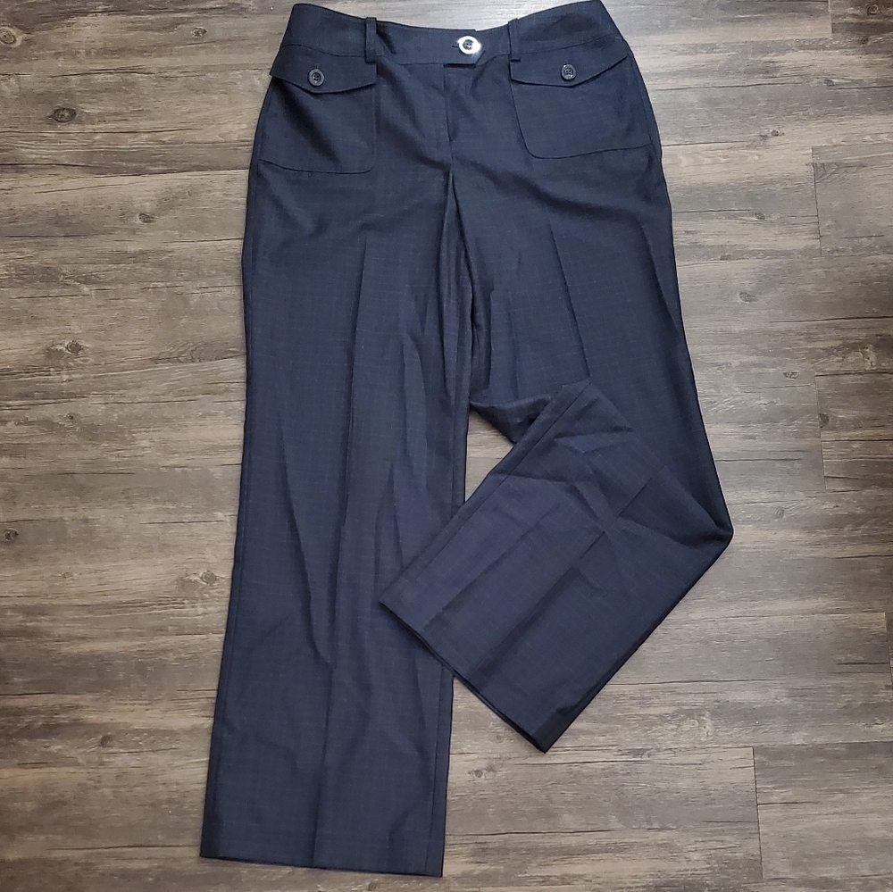 NWT Ann Taylor Plaid Wide Leg Curvy Fit Pants